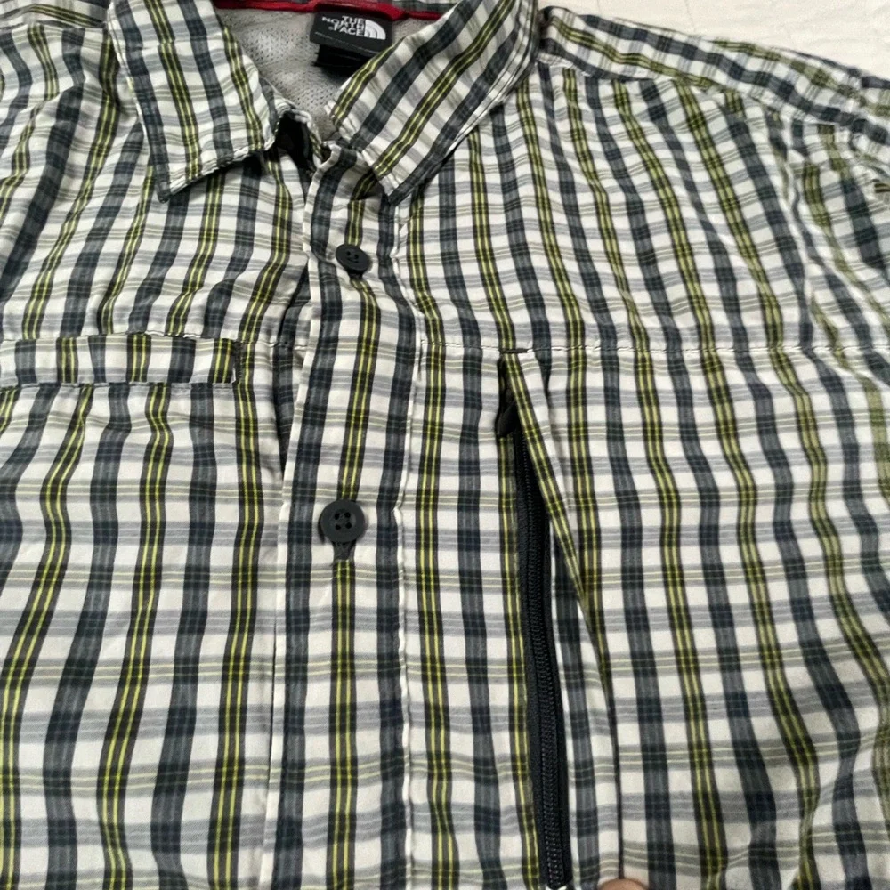 The North Face Checkered Button-Down Performance Shirt XL